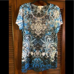 Christopher & Banks Short Sleeve Top